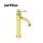 gold color ceramic cartridge full brass basin faucet classic single handle chromed bathroom faucet