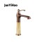 New design chrome brass body taps single handle faucet bathroom basin mixer
