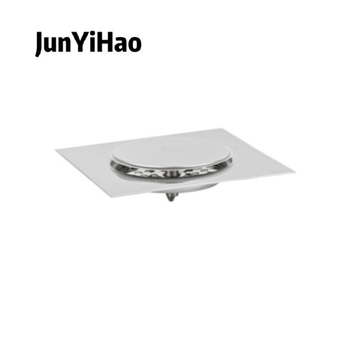 Square pop-up floor drain in China's hot bathroom, factory price stainless steel shower drain