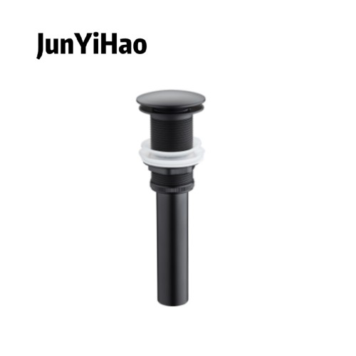 Bathroom black ORB brass pop up waste basin sink drainer