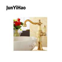Sanitary ware modern style water tap single handle mixer bathroom brass basin faucet