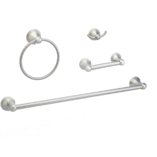 Decorative Modern Bath Accessories Products brass Chrome Plated Wall-Mounted Bathroom Accessories Sets for Bath Fittings