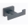 European Design Bathroom Accessories Square Plate Zinc Alloy Chrome 6 pcs Bath Hardware Set