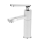 Factory price 5 years guarantee brass chrome white basin faucet
