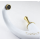 Brass wash basin faucet with zinc handle