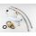 Brass wash basin faucet with zinc handle