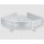 Bathroom shower shelf aluminum corner triangle soap basket