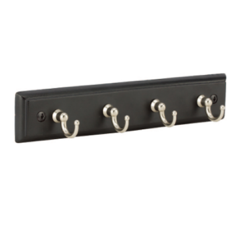 Satin Nickel Nickel Robe Hooks with High Density Board 4pcs clothes hook bathroom accessories