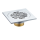 Square pop-up floor drain in China's hot bathroom, factory price stainless steel shower drain