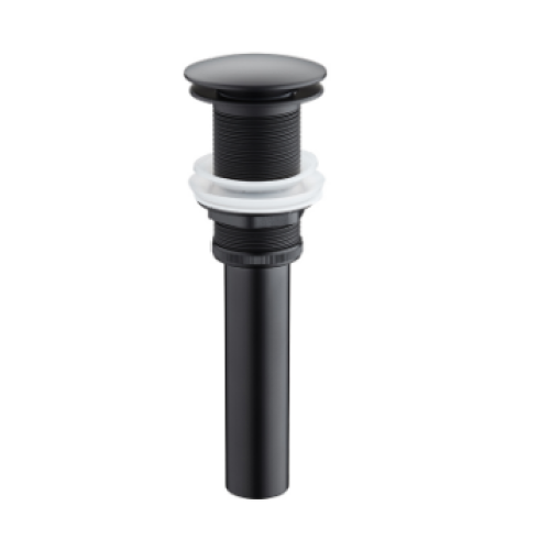 Bathroom black ORB brass pop up waste basin sink drainer