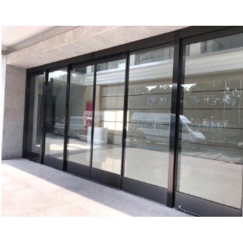 2019 High quality cheap price industrial aluminum automatic sliding door glass door