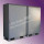 SK-35B battery cabinet, with axial fans and windows, IP43
