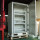 SK-35B battery cabinet, with axial fans and windows, IP43