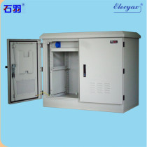 SK-12090 battery cabinet, with axial fans and windows, IP54