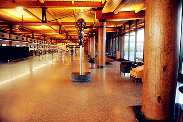 Airport tempered floor