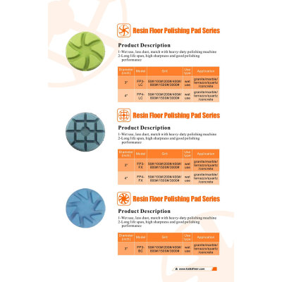 Resin Floor Polishing Pads Series