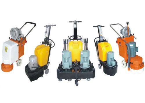 12 Heads Three Phase Marble Granite Floor Grinder Polisher , Adjustable Handle