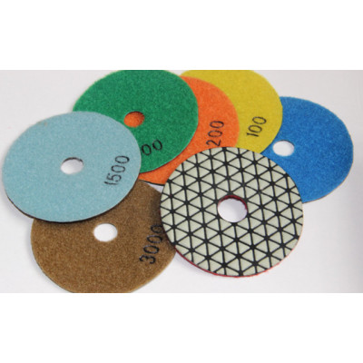Triangle Dry Polishing Pads