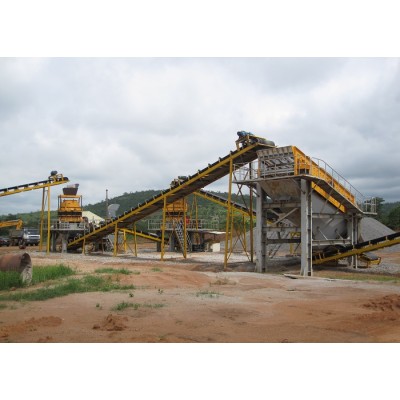 Conveyors system used in stone crushing or mineral processing plant