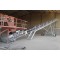 Simple mobile belt conveyor using in grain or light cargo handling solution