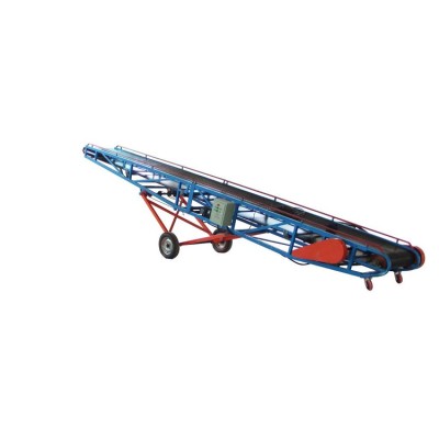 Simple mobile belt conveyor using in grain or light cargo handling solution
