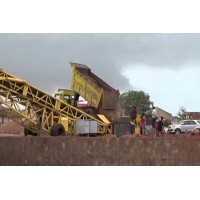 بارج ناقلات حزام التحميل صممه الحل المحمول