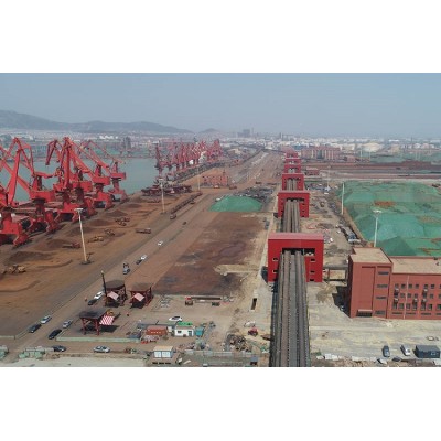 Port stacking and loading fixed belt conveyor system China brand