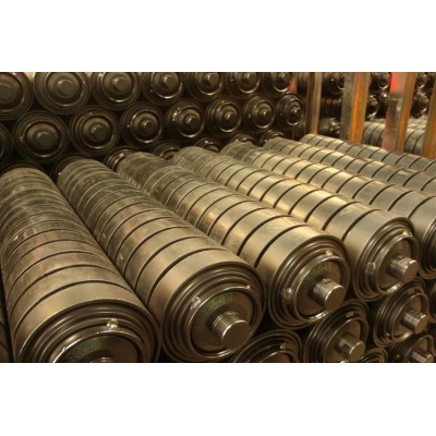 Impact Idlers installed at conveyors loading point good buffering function China Brand