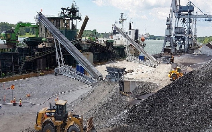 barge loading conveyor