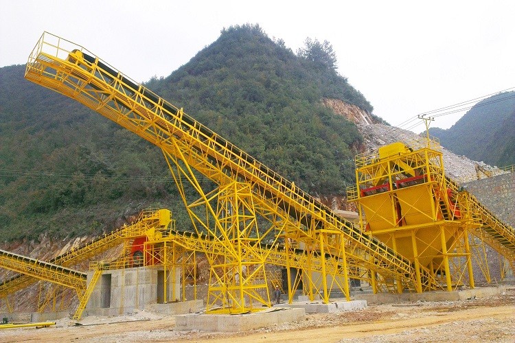 SKE standardized design belt conveyors for mineral ore or stone ...