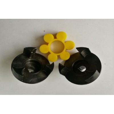 Plum-shaped elastic coupling used for belt conveyor