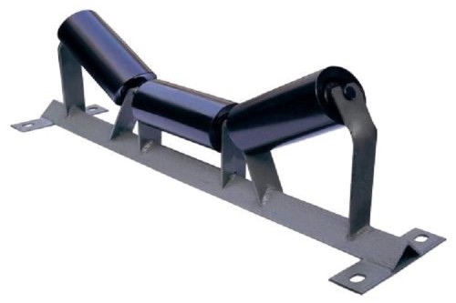Flat idlers used for belt conveyor return part