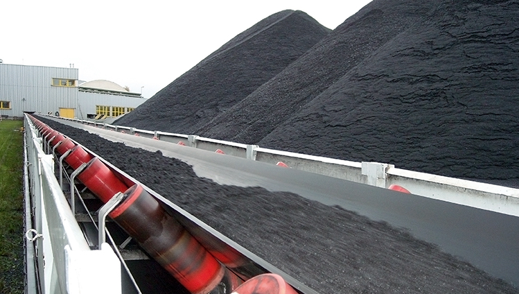 Coal belt outlet conveyor