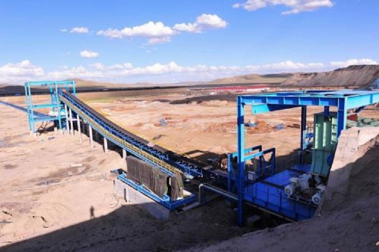 coal crushing plant conveyor