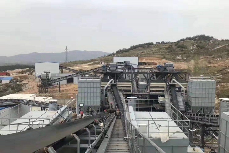 conveyor for stone crusher project
