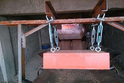 RCYB suspended magnet used in belt conveyor for iron removal