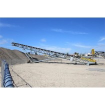 Portable Radial Telescopic Belt Stacking Conveyor with Larger Stockpile Capabilty