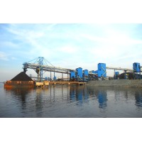 Barge loading belt conveyors stationary design/Manufacturer of Barge & Ship Loading System