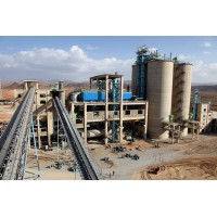 Belt conveyors system used for raw material handling in cement processing plant
