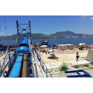 Port stacking and loading fixed belt conveyor system China brand