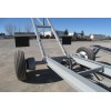 Powered extendable truck / barge loading telescopic belt conveyor