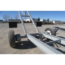 Powered extendable truck / barge loading telescopic belt conveyor