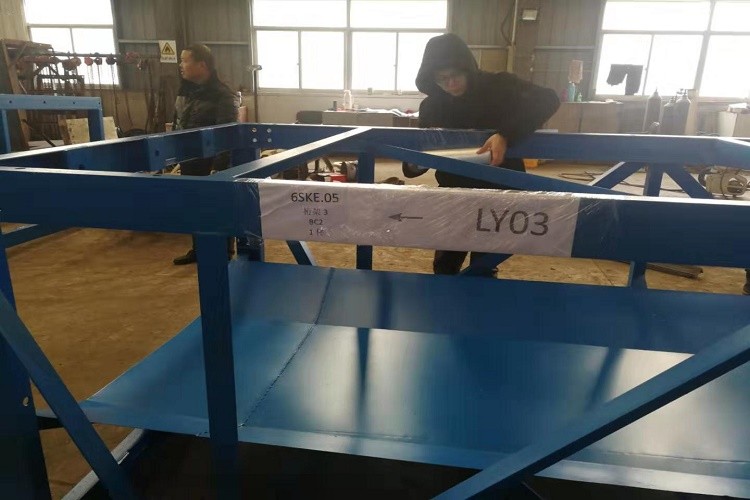 Conveyor Frame has been finished and to be hand over to Project site - SKE