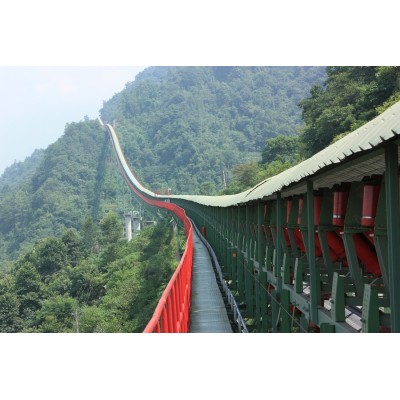 Long Distance Professional Pipe Belt Conveyor with Large Conveying Capacity