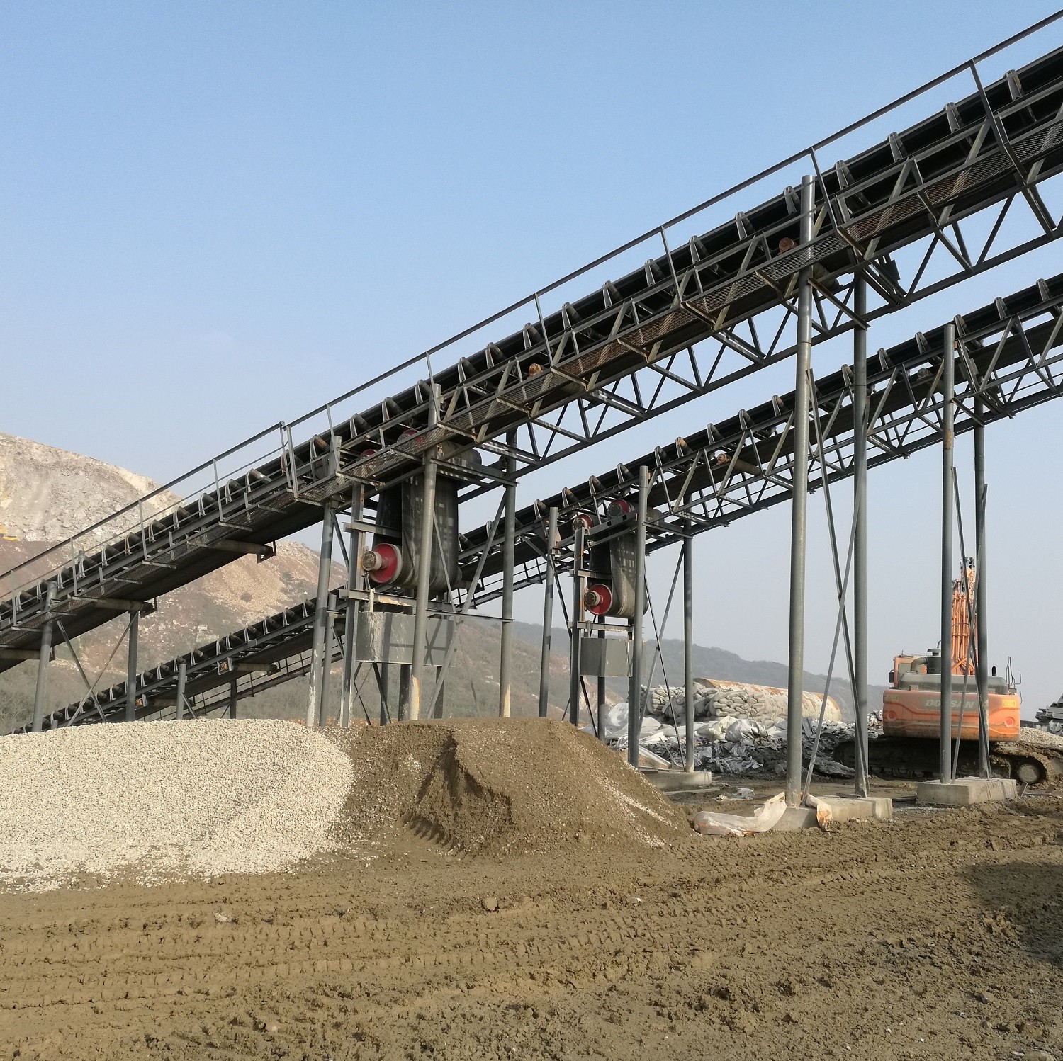 SKE machinery belt conveyor tensioning device