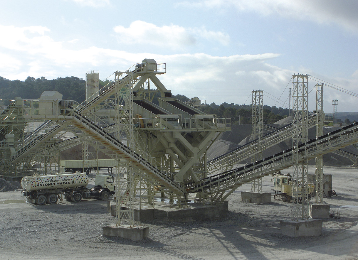 belt conveyor for stone crusher plant