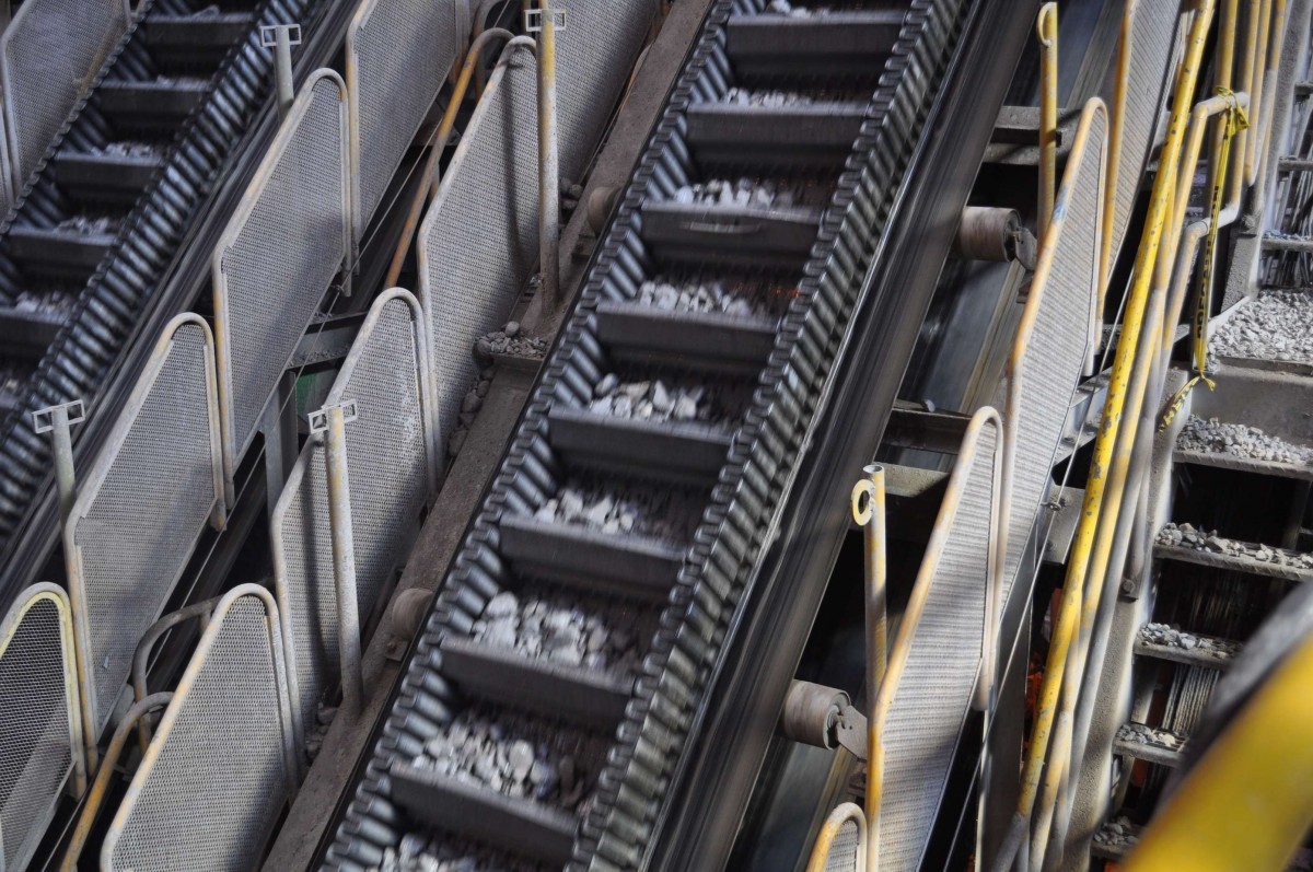 SKE large inclined belt conveyor