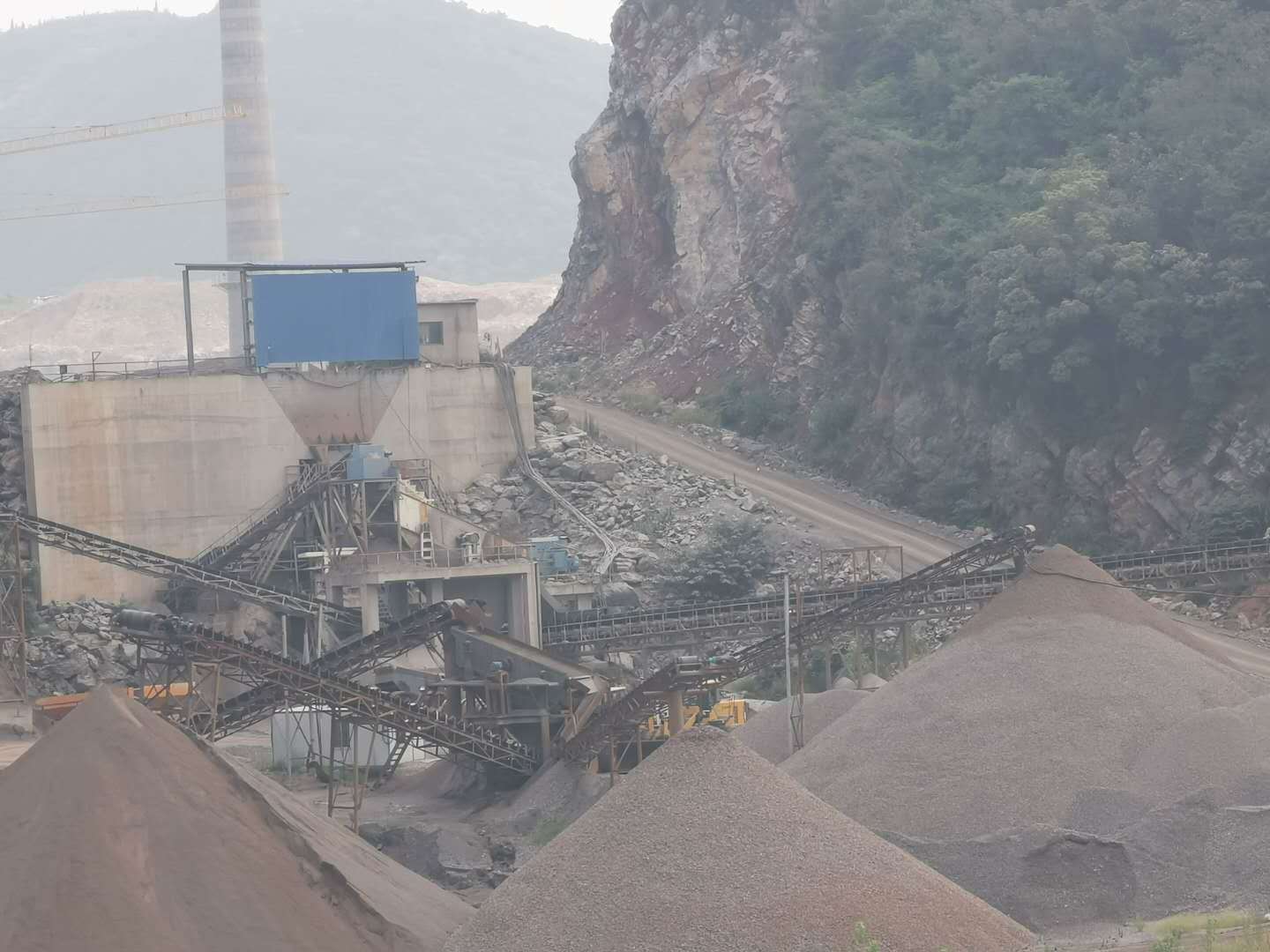 Transportador de cinta para planta trituradora de piedra