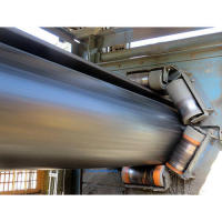 High Efficient and Friendly Pipe Belt Conveyor System for Long Distant Processing Plant