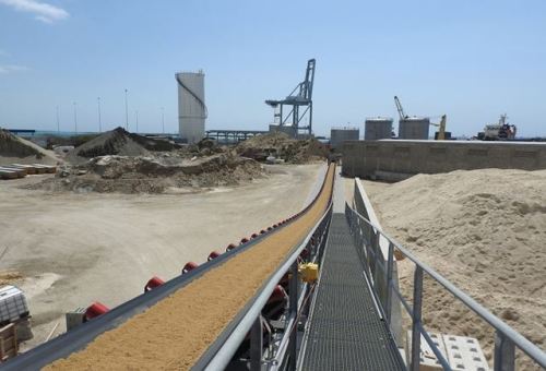 Sistema de cinta transportadora terrestre KL para la industria de granos y productos químicos de canteras de minería